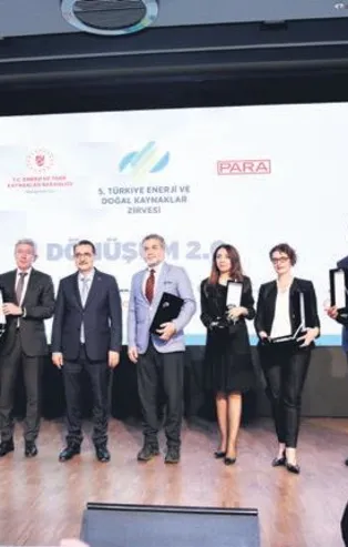 5. Türkiye Enerji ve Doğal Kaynaklar Zirvesi'nde "Enerjimiz Geleceğimiz" ödülleri verildi