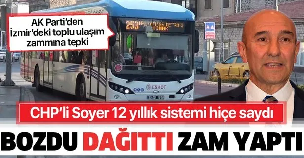 Son Dakika Izmir De Toplu Ulasimdaki Yeni Aktarma Sistemine Ak Parti Den Tepki 12 Yillik Sistemi Hice Saydi Takvim