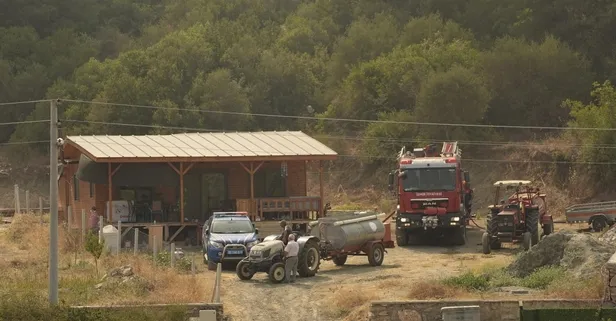 Yeşil Vatan'da alevlerle mücadele! Marmara Adası'nda yangın kontrol altına alındı!