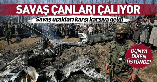 Pakistan ile Hindistan arasındaki kriz tırmanıyor! Savaş uçakları karşı karşıya geldi