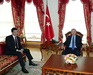 Son dakika haberi: İstanbulda kritik görüşme! Başkan Erdoğan ile IKBY Başkanı Barzani bir araya geldi