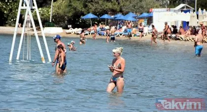 Muğla Bodrum’da Kurban Bayramı yoğunluğu! Plajlar doldu taştı