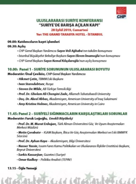 CHP’nin Suriye konferansında skandal! Terör örgütü PYD yandaşı Amy Austin Holmes katıldı-2