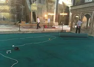 86 yıllık hasretin bitmesine sayılı saatler kala Ayasofyada hummalı çalışma!