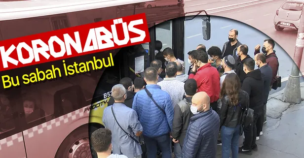 İstanbul'da toplu ulaşımda yoğunluk! Koronavirüs hiçe sayıldı