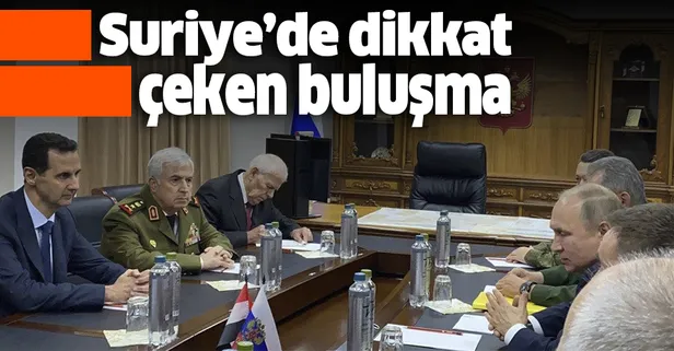 Rusya lideri Putin, Suriye'de Esed'le görüştü