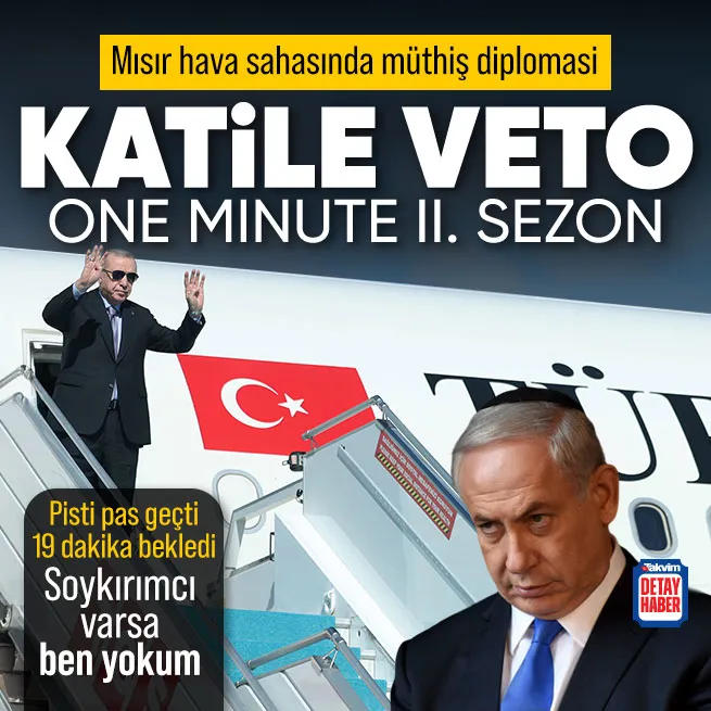 Havada diplomasi! Başkan Erdoğanın uçağı Mısırda pisti pas geçti | Türkiyeden ABDye Netanyahu uyarısı