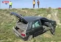 Konya'da feci kaza: Otomobiller savruldu