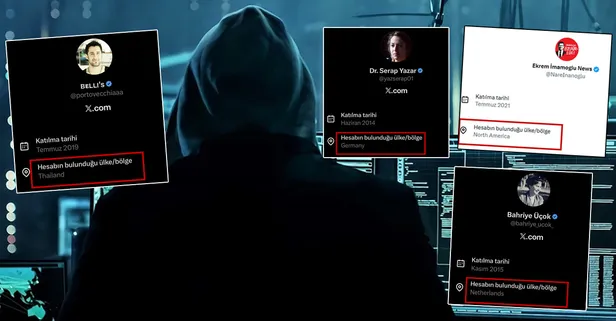 X'in güncellemesi Türkiye düşmanlarının konumlarını ele verdi! Dünyanın dört bir yanındalar