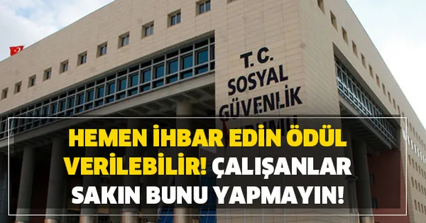 Çalışanlar sakın bunu yapmayın! Hemen ihbar edin ödül verilebilir! - Takvim