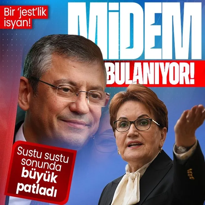 Özgür Özelin jest sözlerine İYİ Parti Genel Başkanı Meral Akşenerden sert yanıt: Midem bulanıyor
