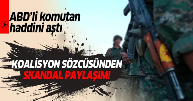 DEAŞ karşıtı koalisyon sözcüsünden skandal YPG/PKK paylaşımı
