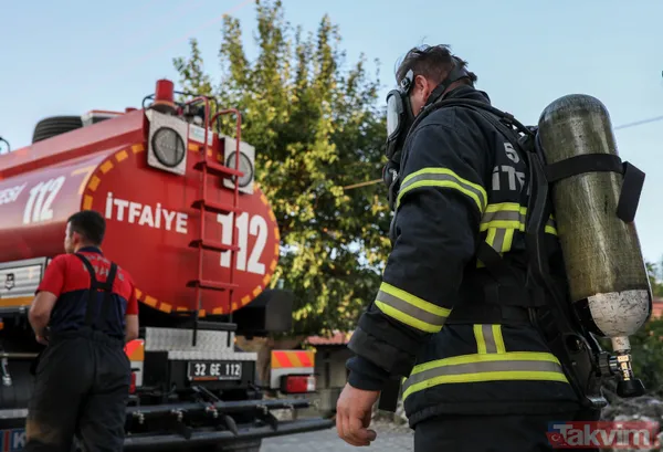 Yeni evli itfaiye eri Ahmet Davşan yangın haberini alınca balayını iptal edip Antalya Manavgat'a geldi - 12