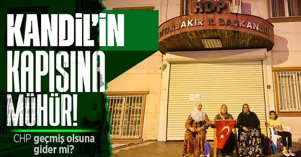HDP Diyarbakır il binası mühürlendi! Kandil kapısıdır kaçaktır