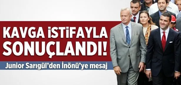 Emir Sarıgül istifa etti