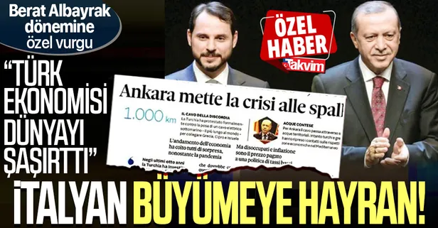 İtalyan gazetesinden pandemi dönemi Türkiye ekonomisine övgü: Performansıyla tüm dünyayı şaşırttı