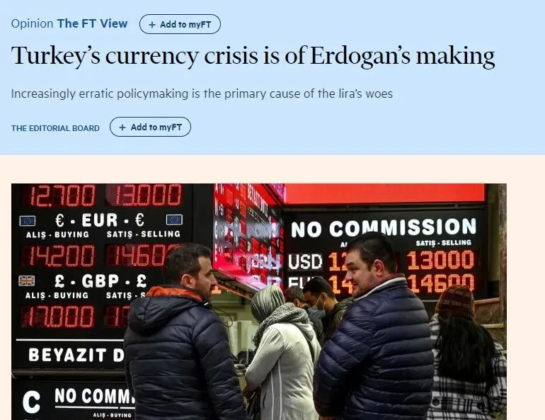 Financial Times’tan itiraf gibi haber