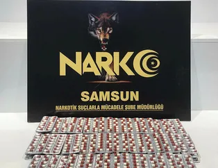 2 bin 212 adet sentetik ecza hap ele geçirildi!