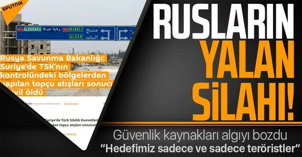 Güvenlik kaynaklarından ’TSK Suriye’de sivilleri hedef aldı’ iddialarına yalanlama!