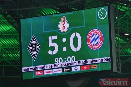 SON DAKİKA: Bayern Münih Borussia Mönchengladbach’a 5-0 yenildi