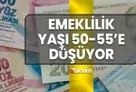 3600-4500 + 10-12.5 yıl ile kademesiz kısmi emeklilik! Emeklilik yaşı 50-54-55'e düştü; 2000-2011 SGK girişi olanlara güneş gibi doğacak