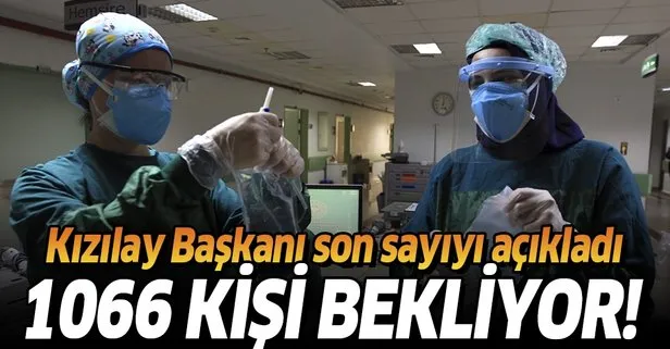 İşte bağış bekleyen hasta sayısı