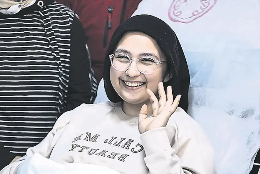 Mucize kız eve döndü