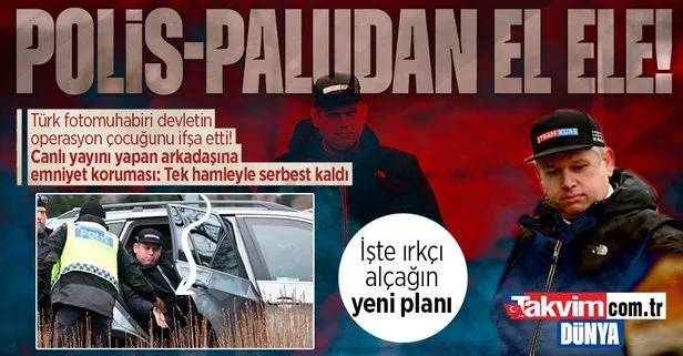 İsveç polisinin Kur’an-ı Kerim yakılmasını canlı yayınlayan kişiyi önce gözaltına aldığı Paludan’ın ısrarıyla serbest bıraktığı ortaya çıktı