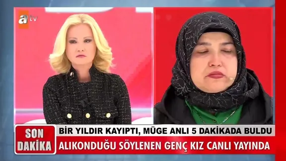 Bir yıldır kayıptı, Müge Anlı 5 dakikada buldu!