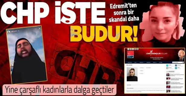 CHP’li İdil Zaman çarşaflı kadınlarla dalga geçti