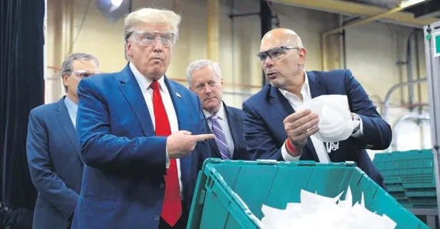 ABD Başkanı Donald Trump’tan maske üretim tesisine 'maskesiz' ziyaret