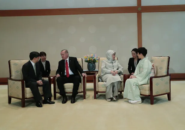 Son dakika haberi: Başkan Erdoğan, Japonya İmparatoru Naruhito ile görüştü-3