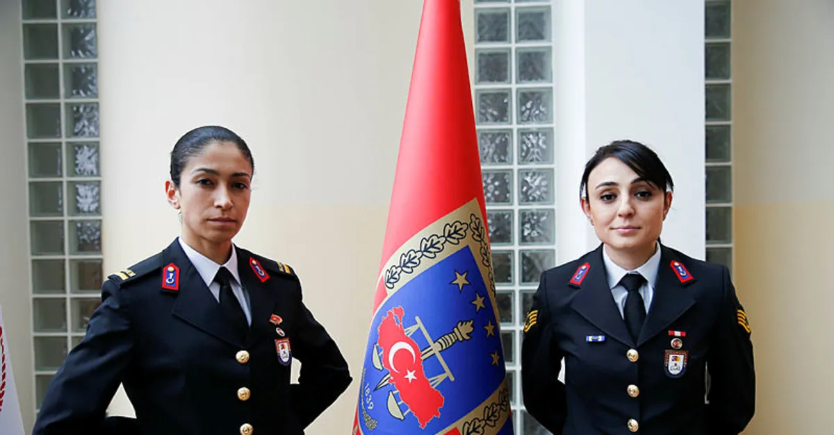 Kadın askerler vatan nöbetinde!