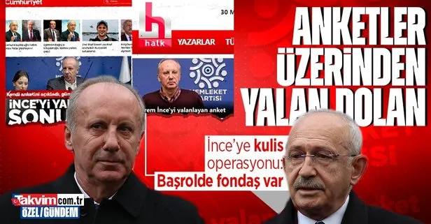 CHP’li Kemal Kılıçdaroğlu’ndan Muharrem İnce’ye kulis operasyonu! Başrolde fondaş var