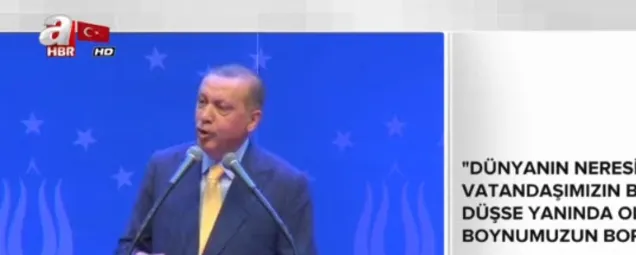 Erdoğan, Avrupalı Türk Demokratlar Birliğinin 6. Olağan Genel Kurulunda konuştu