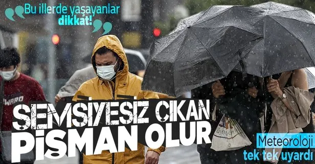 HAVA DURUMU | Meteorolojiden İstanbul ve birçok il için kuvvetli yağış uyarısı! 19 Haziran hava raporu