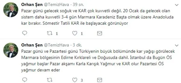 Ünlü meteorolog İstanbulluları uyardı! Kar için tarih verdi-3