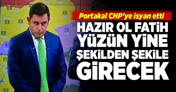 Fatih Portakal CHP’ye sinirlendi
