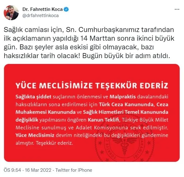 saglikta-siddet-kanunu-tbmmde-saglik-bakani-fahrettin-koca-duyurdu-bazi-seyler-asla-eskisi-gibi-olmayacak-1647461351290.jpg Sağlıkta şiddet kanunu TBMM'de! Sağlık Bakanı Fahrettin Koca duyurdu: Bazı şeyler asla eskisi gibi olmayacak-2