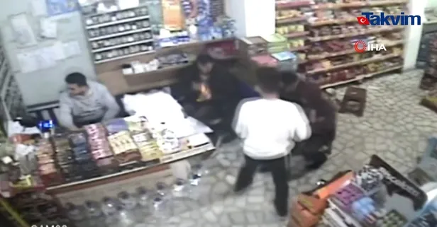 Sosyal medyada gördüğü kolonyalı şakayı yapayım derken kuzenini yakıyordu! Tekme tokat dayak kamerada