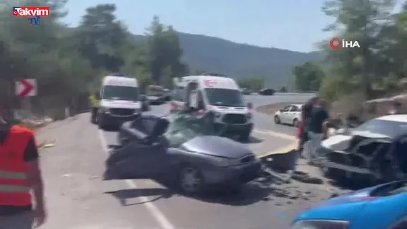 Antalya Akseki’de trafik kazası: 8 yaralı