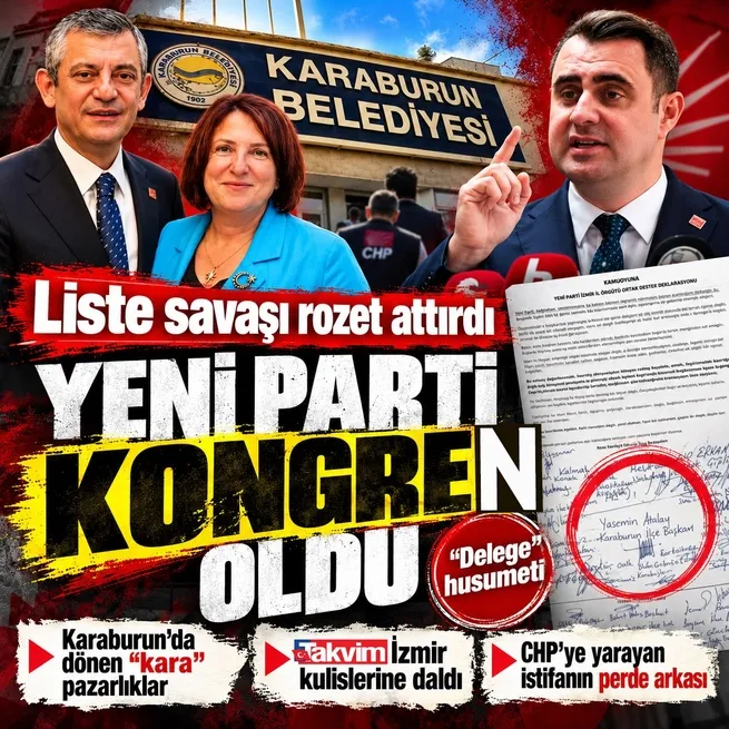 YENİ Partide kongre ayarlı liste savaşı! Karaburunda dönen kara pazarlıklar: İlkay Erdoğanın istifasının perde arkası ve CHP faktörü
