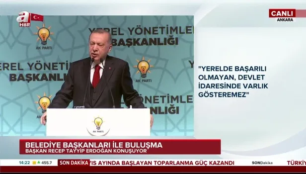 Son dakika: Başkan Erdoğan'dan belediye başkanlarıyla toplantıda önemli açıklamalar