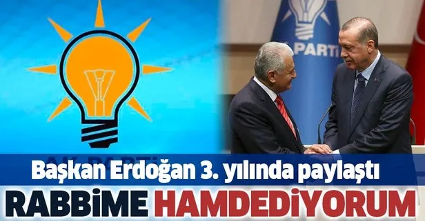 Son dakika: Başkan Erdoğan’dan 3. yıl paylaşımı