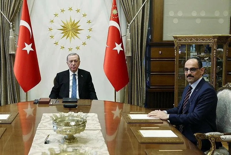 Başkan Erdoğan, MİT Başkanı İbrahim Kalın'ı kabul etti (1 Şubat 2024)