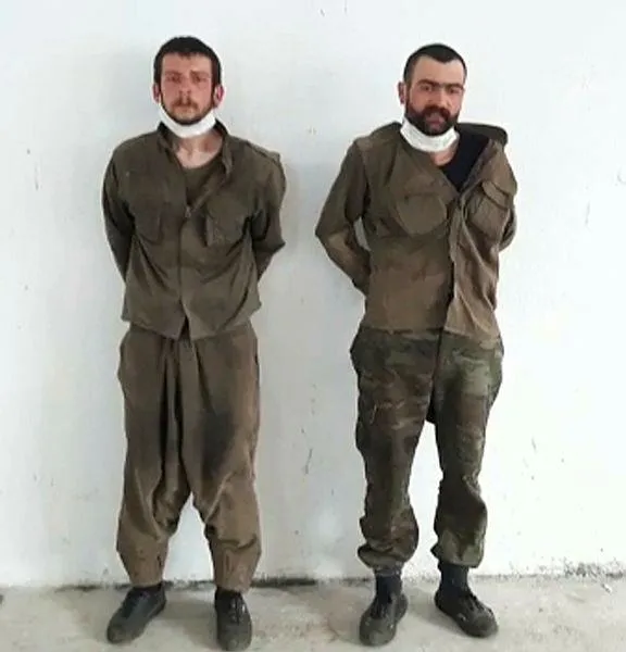 İHA korkusu hainleri ele verdi: Teröristlerin insansız hava aracından korunmak için şemsiye açtığı ortaya çıktı-3