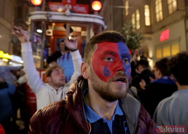 Trabzonspor taraftarı şampiyonluğu kutluyor! Renkli görüntüler... - 43