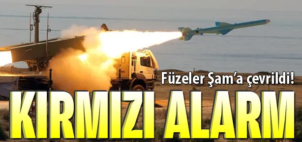 Füzeler Şam’a çevrildi