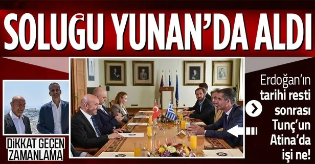 Devlete düşman kim varsa CHP orada! Başkan Recep Tayyip Erdoğan’ın çıkışından sonra Tunç Soyer Yunan’a koştu