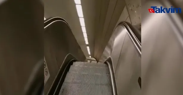Vezneciler metro istasyonundaki yürüyen merdivenler "tasarruf" adı altında durduruldu mu? Sosyal medyada dikkat çeken görüntü